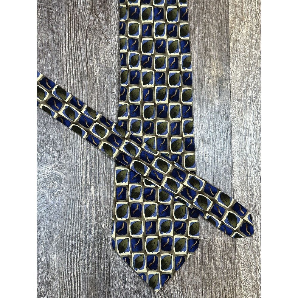 1996‎ J. Garcia Estate Collection 14 Butterfly Study II Abstract Art Silk Tie